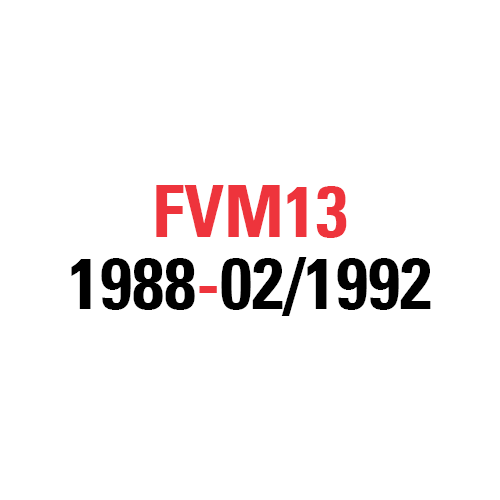 FVM13 1988-02/1992